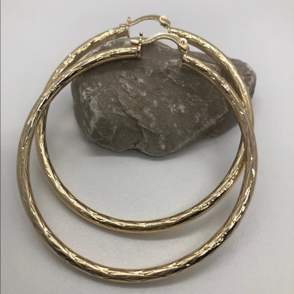 Gold filled Hoop Earrings